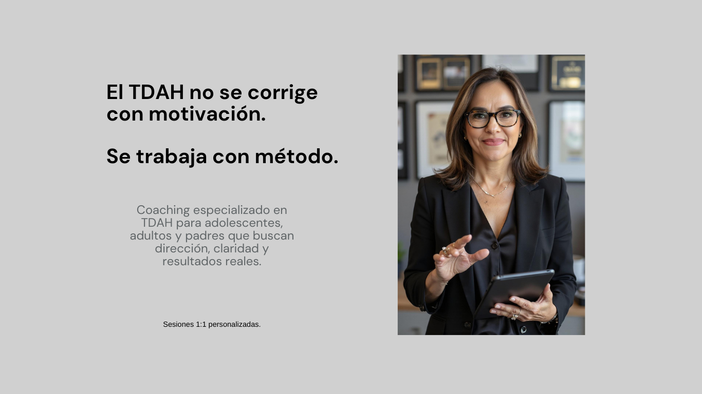 El TDAH no se corrige con motivación
